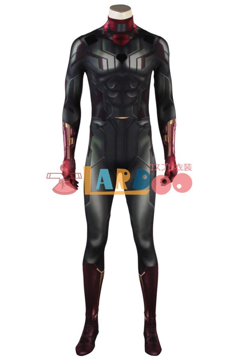 画像6: アベンジャーズ／インフィニティ・ウォーAvengers: Infinity War ヴィジョン 全身タイツ ジャンプスーツコスプレ衣装 コスチューム cosplay (6)