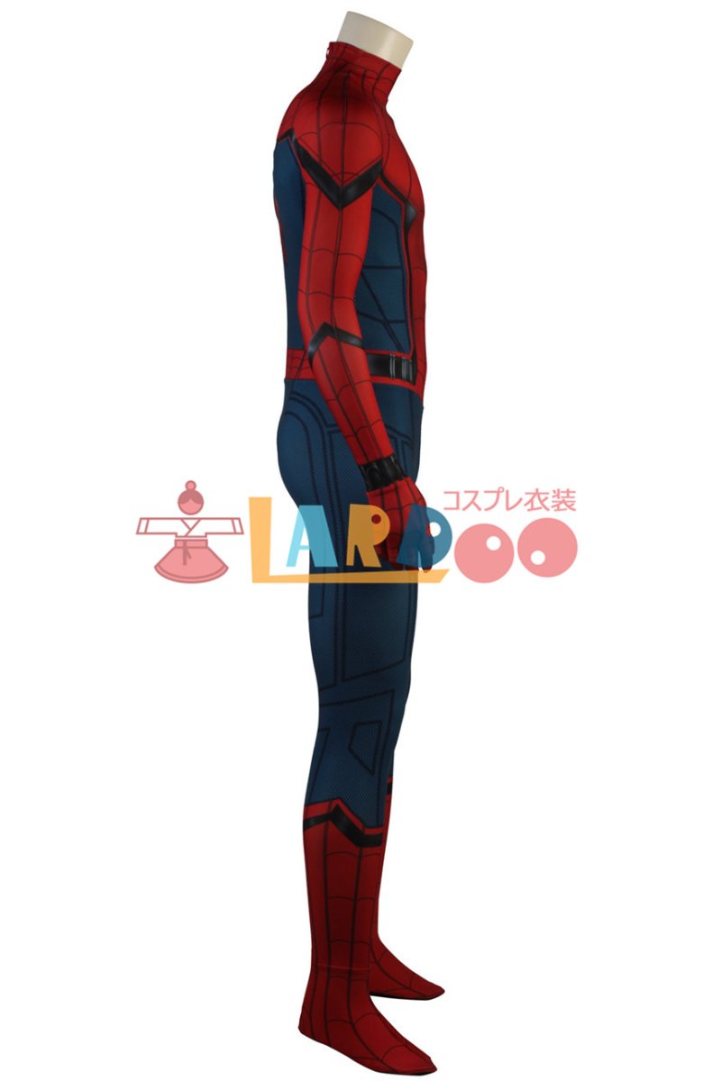 画像3: スパイダーマンホームカミング ピーター ベンジャミン パーカー ジャンプスーツ コスプレ衣装 コスチューム cosplay (3)