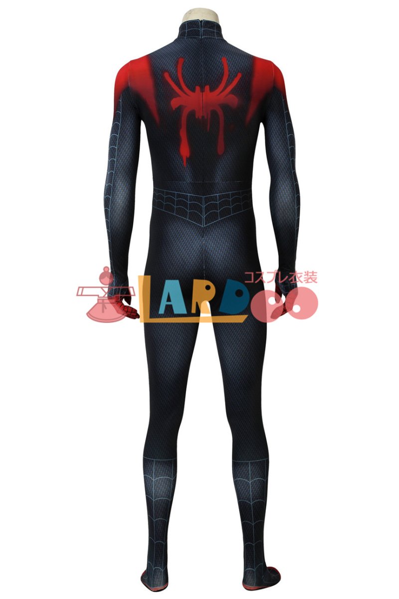 画像5: スパイダーマン: スパイダーバース(原題:Spider-Man: Into the Spider-Verse)マイルズ・モラレス ジャンプスーツ コスプレ衣装 (5)