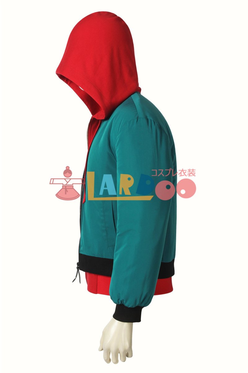 画像3: スパイダーマン: スパイダーバース マイルス・モラレス Spider-Man: Into the Spider-Verse Miles Morales パーカーのみ コスプレ衣装  コスチューム cosplay (3)