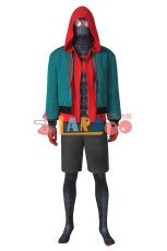 画像2: スパイダーマン: スパイダーバース マイルス・モラレス Spider-Man: Into the Spider-Verse Miles Morales コスプレ衣装 コスチューム (2)