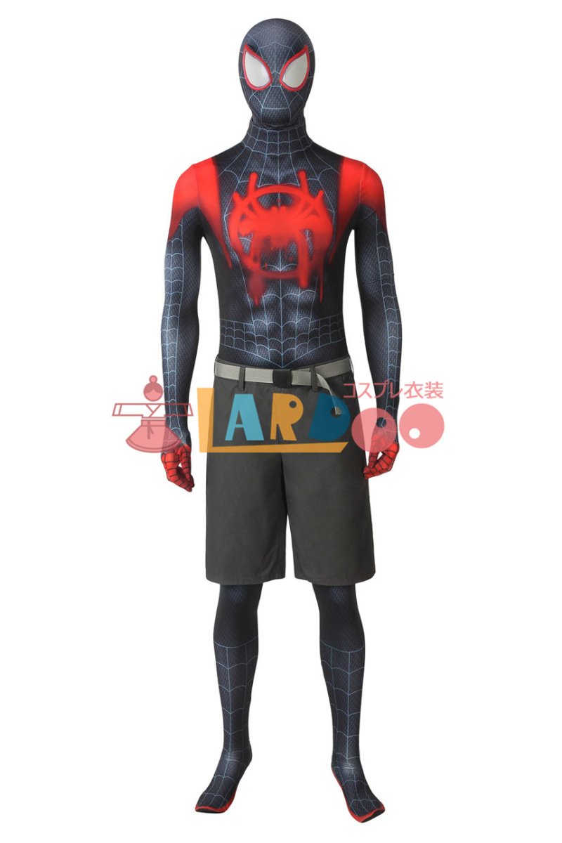 画像6: スパイダーマン: スパイダーバース マイルス・モラレス Spider-Man: Into the Spider-Verse Miles Morales コスプレ衣装 コスチューム (6)