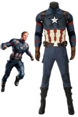 画像1: アベンジャーズ/エンドゲーム スティーブ ロジャース キャプテン アメリカ Avengers: Endgame Steven Rogers Captain America コスプレ衣装 オーダーメイド可能 コスチューム ゲーム cosplay (1)