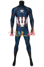 画像2: アベンジャーズ/エンドゲーム スティーブ ロジャース キャプテン アメリカ Avengers: Endgame Steven Rogers Captain America 全身タイツ ジャンプスーツ コスプレ衣装 コスチューム cosplay (2)