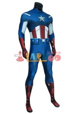 画像3: アベンジャーズ キャプテン アメリカ ジャンプスーツ The Avengers Captain America Zentai Jumpsuit Bodysuit 全身タイツ ジャンプスーツ コスプレ衣装 コスチューム cosplay (3)