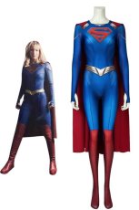 画像1: スーパーガール シーズン5 カーラ・ゾーエル ジャンプスーツ Supergirl Season 5 Kara Zor-el Zentai Jumpsuit Bodysuit ジャンプスーツ コスプレ衣装 (1)