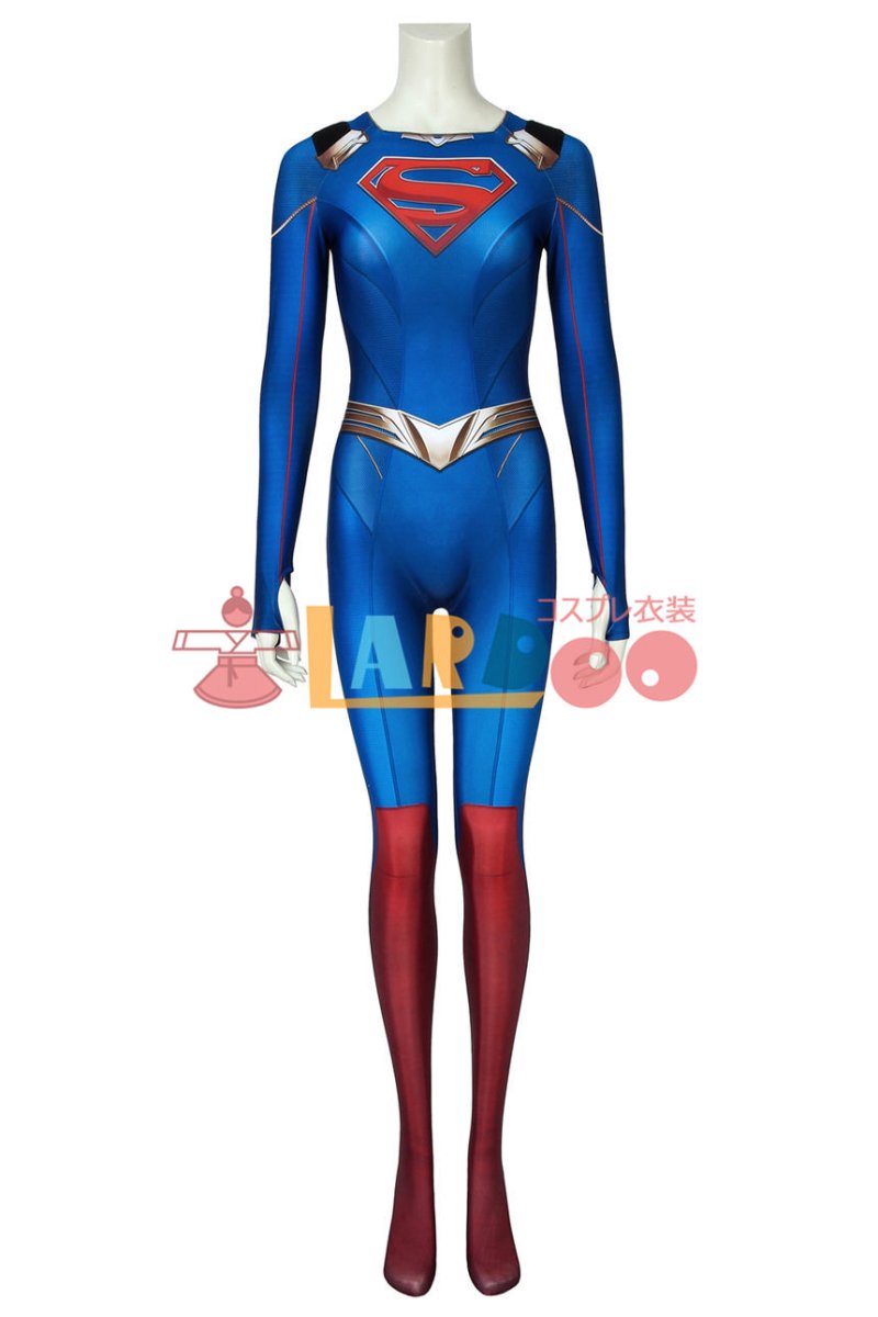 画像6: スーパーガール シーズン5 カーラ・ゾーエル ジャンプスーツ Supergirl Season 5 Kara Zor-el Zentai Jumpsuit Bodysuit ジャンプスーツ コスプレ衣装 (6)