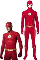 画像1: フラッシュ シーズン6 バリー・アレン The Flash Season 6 Barry Allen 修正版 コスプレ衣装 コスチューム cosplay (1)