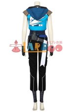 画像4: ヴァロラント VALORANT ジェット Jett コスプレ衣装 コスチューム ゲーム cosplay (4)