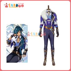 画像10: 【復刻企画】原神 Genshin モンド ガイア・アルベリヒ-Kaeya Alberich コスプレ衣装 靴なし コスチューム cosplay  (10)