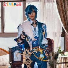 画像1: 【復刻企画】原神 Genshin モンド ガイア・アルベリヒ-Kaeya Alberich コスプレ衣装 靴なし コスチューム cosplay  (1)