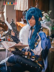 画像8: 【復刻企画】原神 Genshin モンド ガイア・アルベリヒ-Kaeya Alberich コスプレ衣装 靴なし コスチューム cosplay  (8)