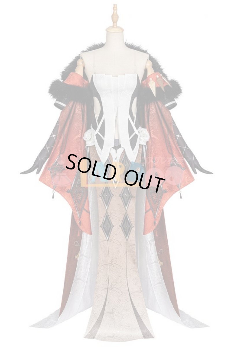 画像6: 【生産停止】原神 Genshin スネージナヤ 愚人衆 ファトゥス 淑女-シニョーラ - Signora コスプレ衣装 コスチューム cosplay (6)