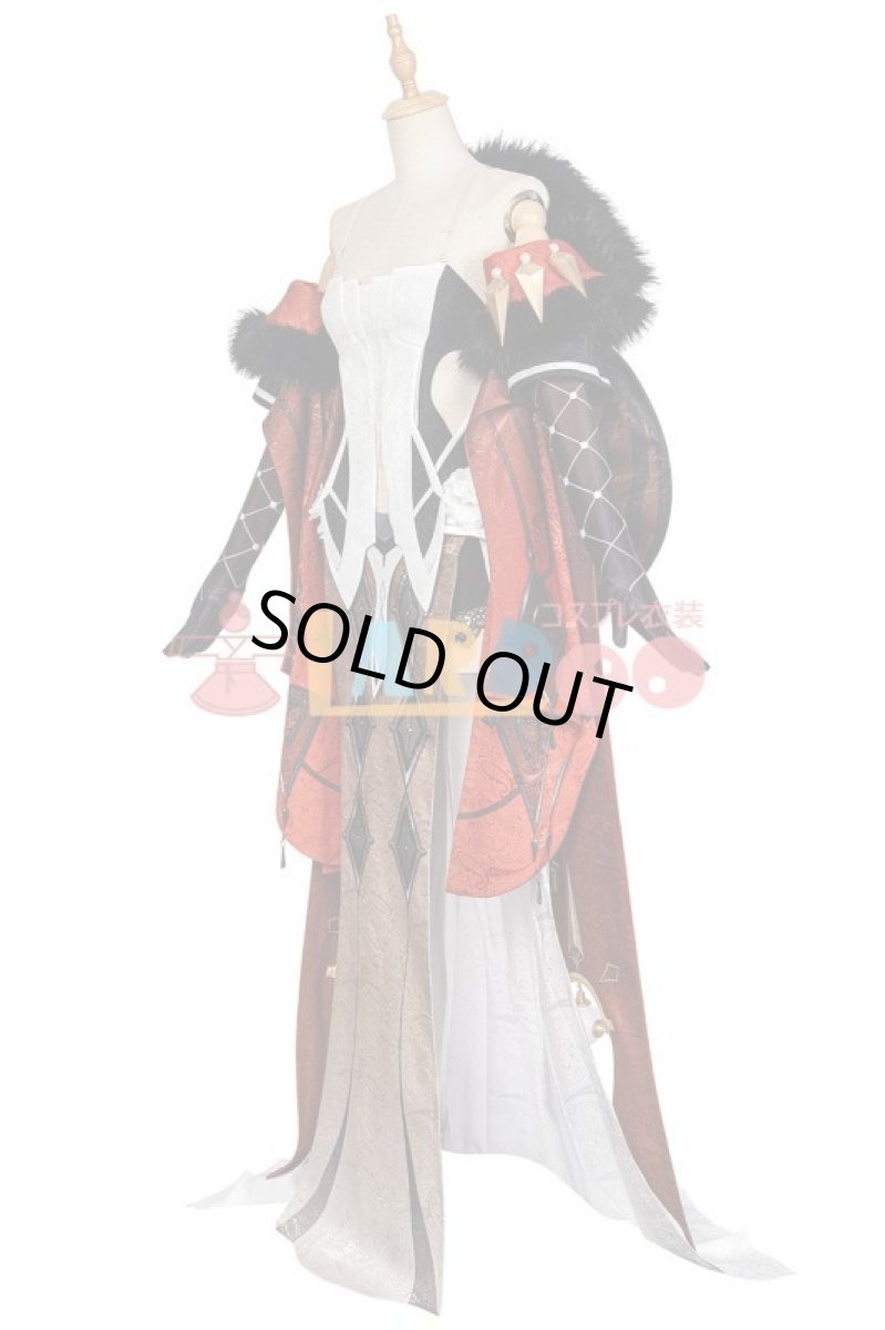 画像7: 【生産停止】原神 Genshin スネージナヤ 愚人衆 ファトゥス 淑女-シニョーラ - Signora コスプレ衣装 コスチューム cosplay (7)