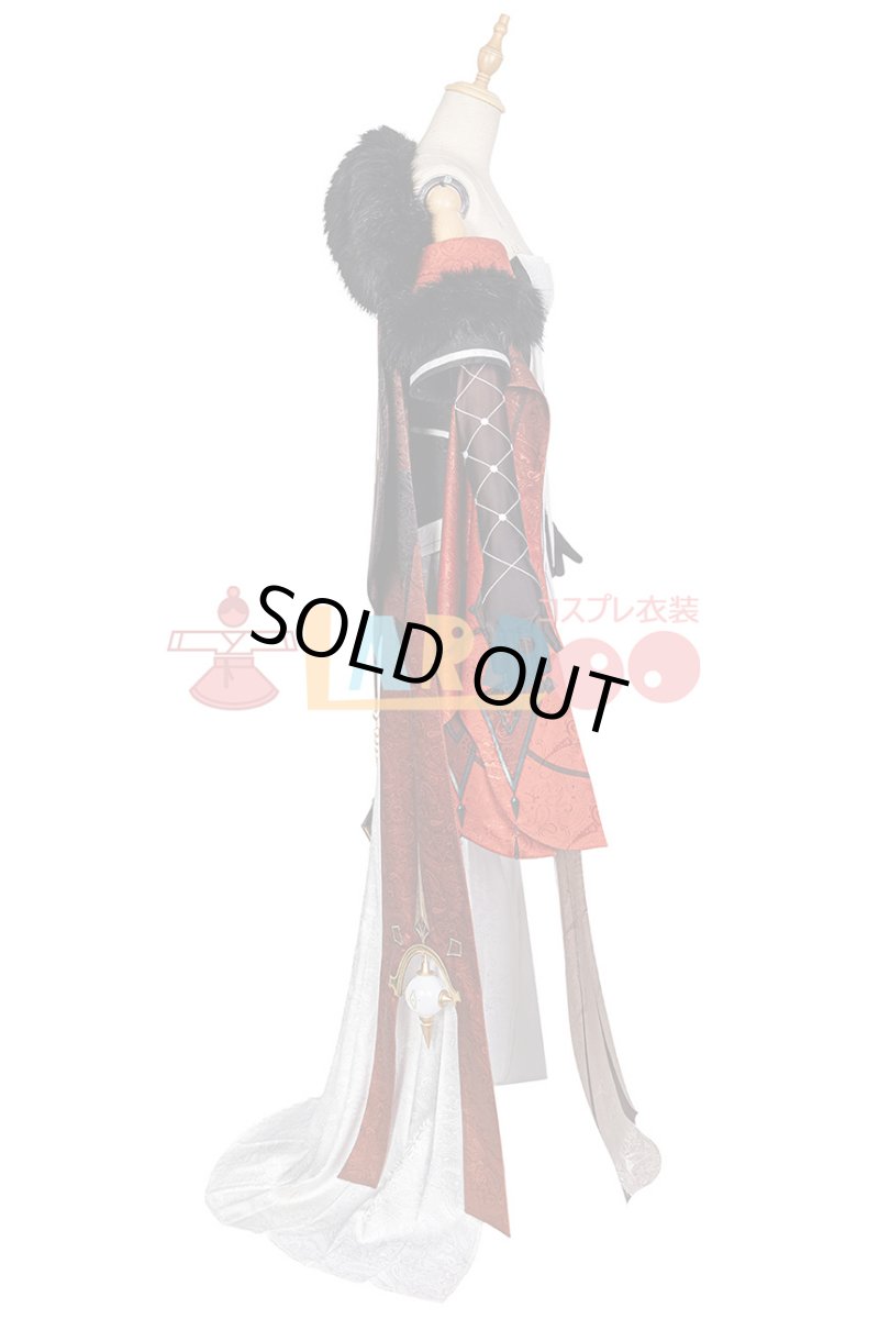 画像8: 【生産停止】原神 Genshin スネージナヤ 愚人衆 ファトゥス 淑女-シニョーラ - Signora コスプレ衣装 コスチューム cosplay (8)