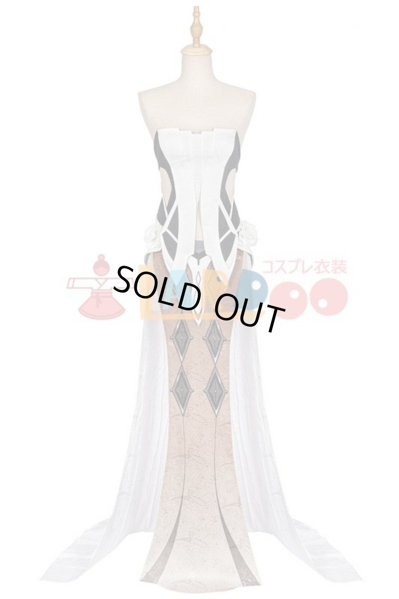 画像11: 【生産停止】原神 Genshin スネージナヤ 愚人衆 ファトゥス 淑女-シニョーラ - Signora コスプレ衣装 コスチューム cosplay (11)