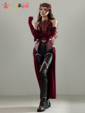 画像4: スカーレット・ウィッチ ワンダ Wanda Vision Scarlet Witch Wanda コスプレ衣装 コスチューム cosplay (4)