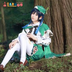 画像3: 【在庫あり】原神 Genshin モンド ウェンティ Venti コスプレ衣装 コスチューム cosplay (3)