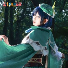 画像5: 【在庫あり】原神 Genshin モンド ウェンティ Venti コスプレ衣装 コスチューム cosplay (5)