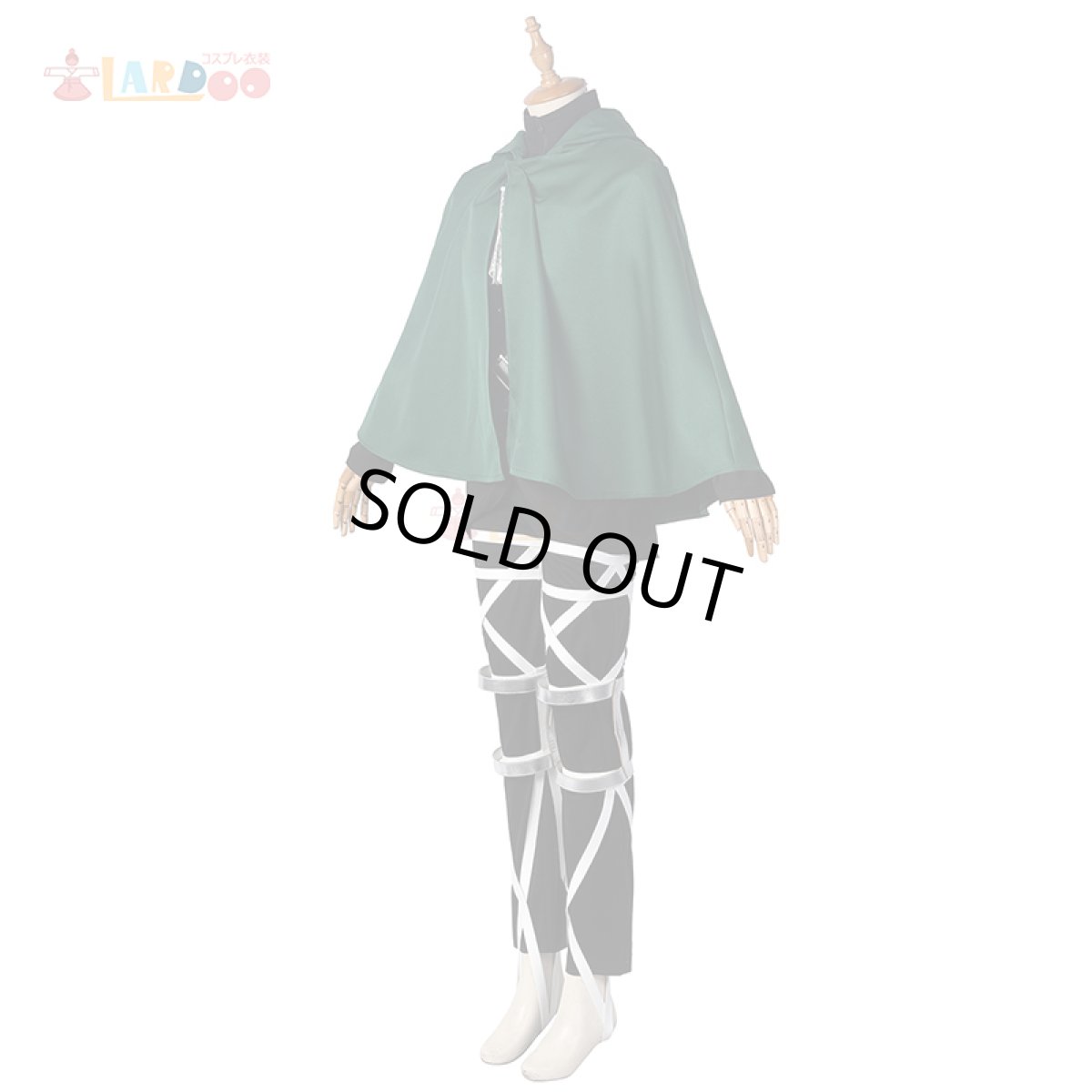 画像2: 進撃の巨人 The Final Season(ファイナルシーズン)調査兵団 自由の翼 新立体機動装置  三笠 コスプレ衣装 コスチューム cosplay  (2)