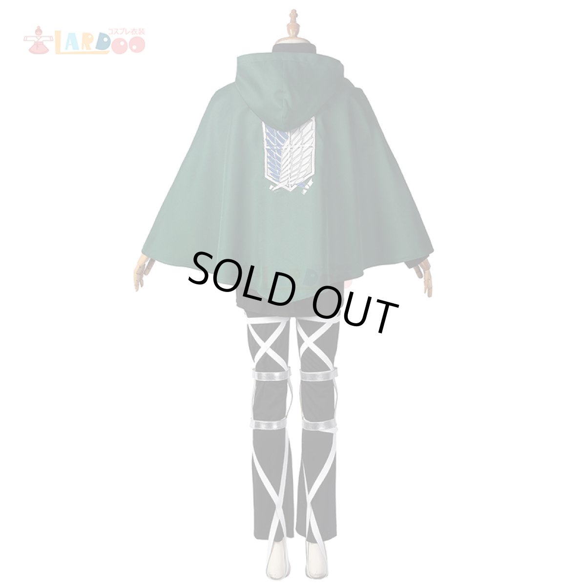 画像3: 進撃の巨人 The Final Season(ファイナルシーズン)調査兵団 自由の翼 新立体機動装置  三笠 コスプレ衣装 コスチューム cosplay  (3)