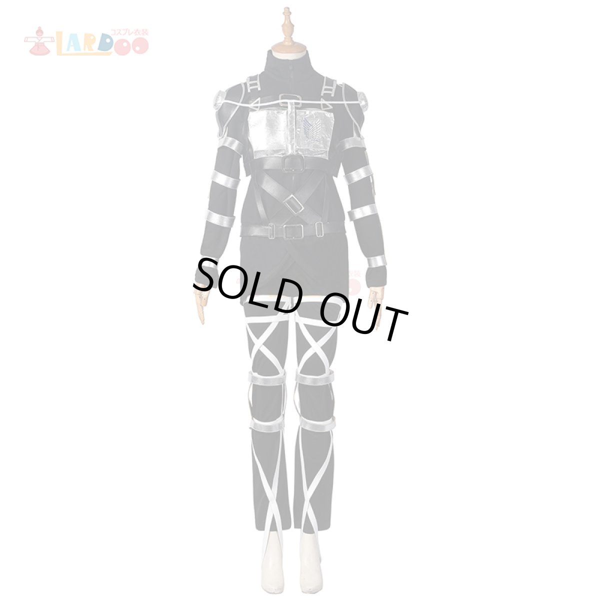 画像4: 進撃の巨人 The Final Season(ファイナルシーズン)調査兵団 自由の翼 新立体機動装置  三笠 コスプレ衣装 コスチューム cosplay  (4)