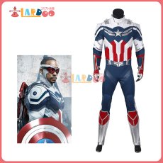 画像1: ファルコンとウィンターソルジャー FATWS/The Falcon and the Winter Soldier サム・ウィルソン Sam Wilson キャプテン・アメリカ New Captain America  オーダーメイド可能 コスチューム コスプレ衣装 (1)