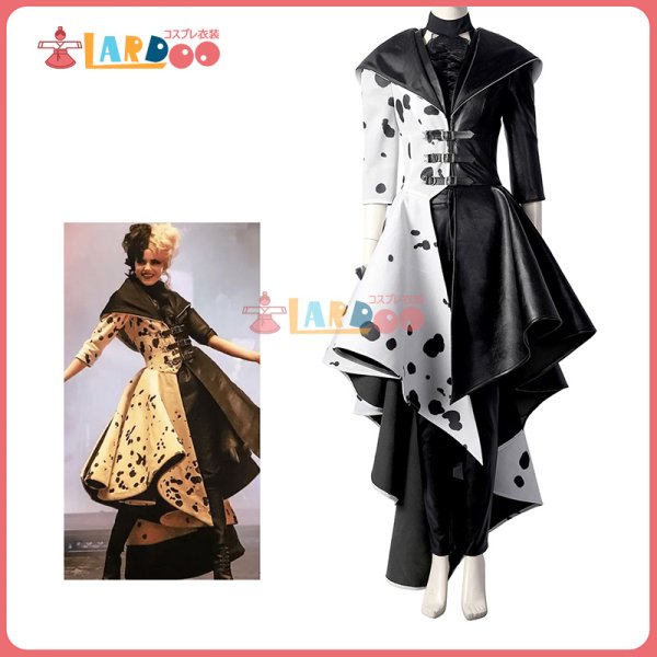 クルエラ衣装 ディズニー Cruella クルエラ 悪役クルエラ・ド・ヴィル Cruella