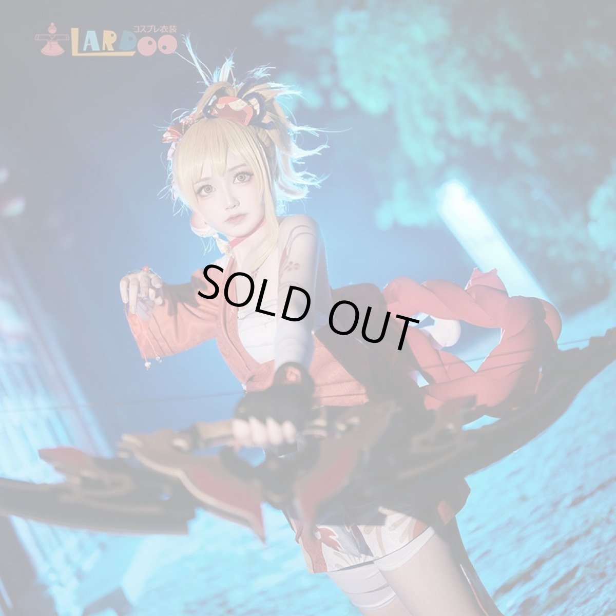 画像2: 【生産停止】原神 Genshin 稲妻 宵宮-よいみや-Yoimiya コスプレ衣装 コスチューム cosplay (2)