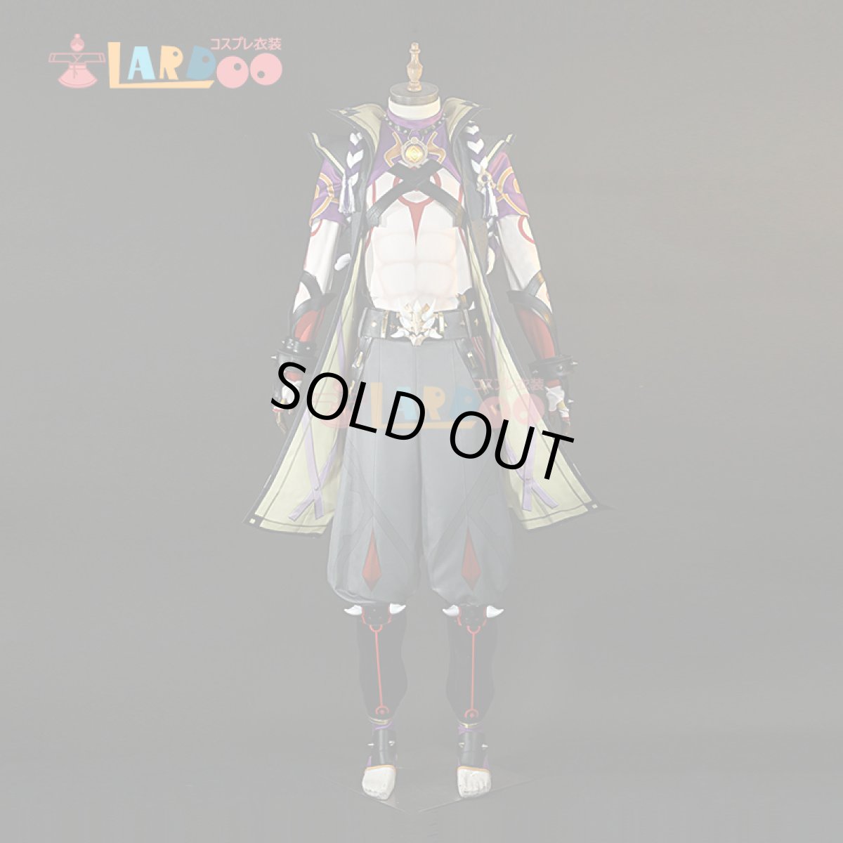 画像5: 「在庫一掃」原神 Genshin 荒瀧 一斗-あらたき Sサイズ いっと 筋肉スーツVer コスプレ衣装 コスチューム cosplay (5)