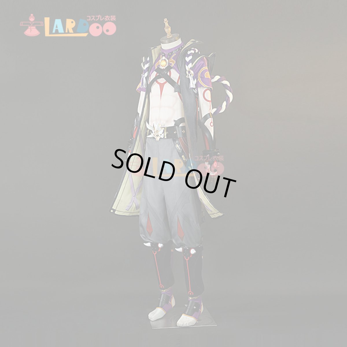 画像6: 「在庫一掃」原神 Genshin 荒瀧 一斗-あらたき Sサイズ いっと 筋肉スーツVer コスプレ衣装 コスチューム cosplay (6)