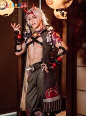 画像3: 「在庫一掃」原神 Genshin 荒瀧 一斗-あらたき Sサイズ いっと 筋肉スーツVer コスプレ衣装 コスチューム cosplay (3)