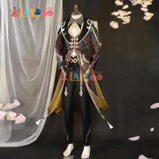 画像2: 原神 Genshin 璃月 鍾離-しょうり-Zhongli コスプレ衣装 コスチューム cosplay (2)