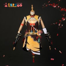 画像10: 原神 Genshin 璃月 香菱-しゃんりん-Xiangling コスプレ衣装 コスチューム cosplay (10)