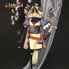 画像10: 【在庫あり】原神 Genshin 稲妻 早柚-さゆ-Sayu コスプレ衣装 コスチューム cosplay (10)