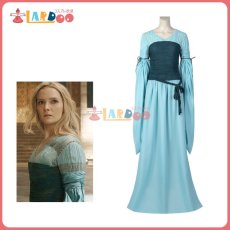 画像1: The Lord of the Rings: The Rings of Power ロード・オブ・ザ・リング: 力の指輪 Galadriel ガラドリエル  コスプレ衣装  コスチューム cosplay (1)