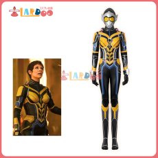 画像1: アントマン＆ワスプ：クアントマニア  Ant-Man and the Wasp: Quantumania ホープ ワスプ/ Hope Wasp コスプレ衣装 ヘルメット付き コスチューム cosplay (1)