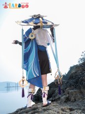 画像10: 【在庫あり】原神 Genshin スメール スカラマシュ 放浪者-wanderer コスプレ衣装 神の目金属版 コスチューム cosplay (10)