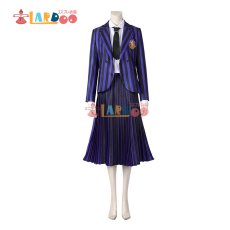 画像2: Wednesday Addams Enid sinclair -イーニッド・シンクレア ネバーモア・アカデミー ユニフォーム コスプレ衣装  コスチューム cosplay (2)