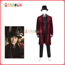 画像1: チャーリーとチョコレート工場 ウィリー・ウォンカ/Willy Wonka コスプレ衣装 コスチューム cosplay (1)