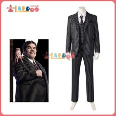 画像1: アダムス・ファミリー The Addams Family ゴメス・アダムス - Gomez Addams コスプレ衣装  コスチューム cosplay (1)