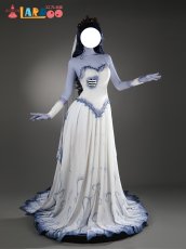 画像2: Corpse Bride コープスブライド エミリー コスプレ衣装 コスチューム cosplay (2)