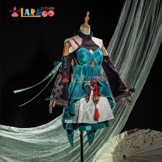 画像3: 【生産停止】崩壊スターレイル HonkaiStarRail 青雀-セイジャク-Qingque コスプレ衣装 コスチューム cosplay (3)