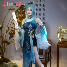 画像1: 【半額処分】原神 Genshin 璃月 歌塵浪市真君-ピン コスプレ衣装 コスチューム cosplay (1)