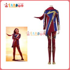 画像1: The Marvels マーベルズ Ms. Marvel ミズ・マーベル Kamala Khan カマラ・カーン  コスプレ衣装 コスチューム cosplay (1)