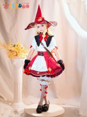 画像5: 【在庫一掃】原神 Genshin クレー スキン 「星燭に揺れる爛花」 子供用 コスプレ衣装 コスチューム cosplay  (5)