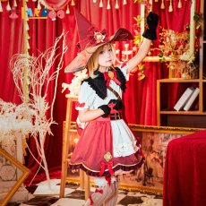 画像1: 【在庫一掃】原神 Genshin クレー スキン 「星燭に揺れる爛花」 子供用 コスプレ衣装 コスチューム cosplay  (1)