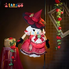 画像11: 【在庫一掃】原神 Genshin クレー スキン 「星燭に揺れる爛花」 子供用 コスプレ衣装 コスチューム cosplay  (11)