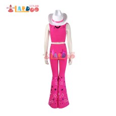 画像3: 映画バービー Barbie バービー コスプレ衣装 帽子付きデニム コスチューム cosplay (3)