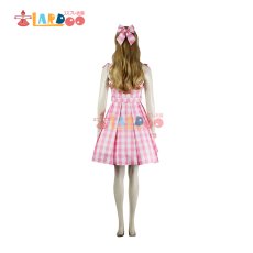 画像5: 映画バービー Barbie バービー コスプレ衣装 ピンクワンピース コスチューム cosplay (5)